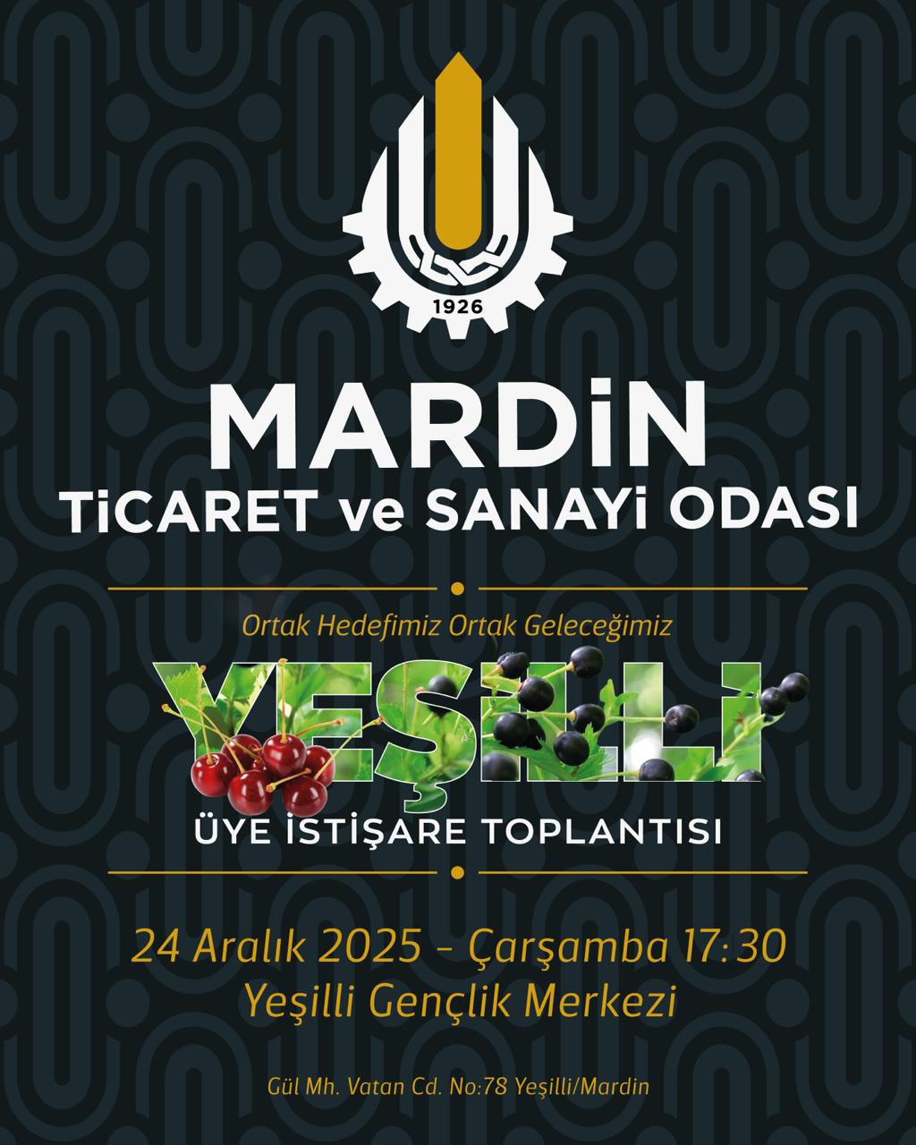 Yeşilli Üye İstişare Toplantısı