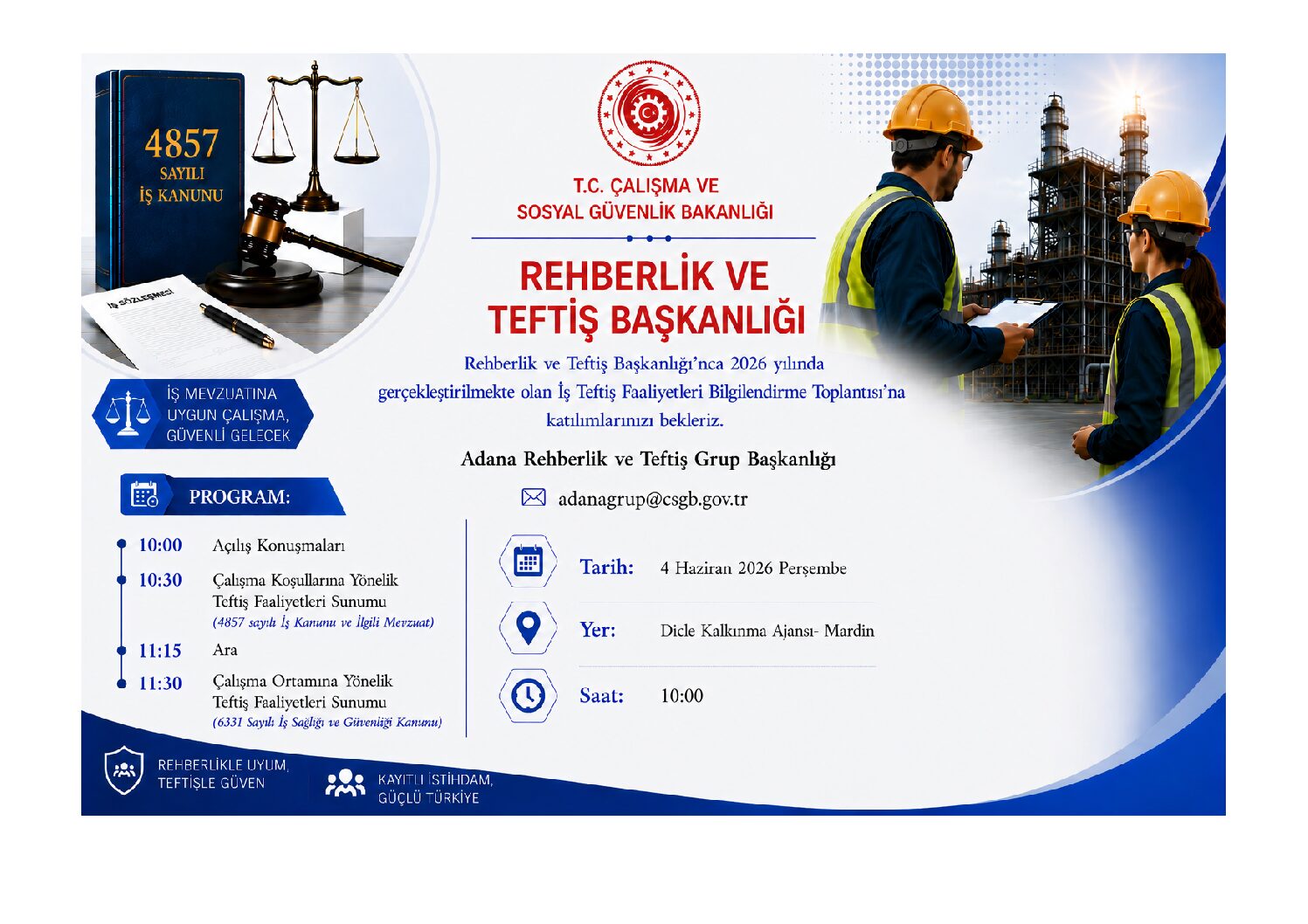 İş Teftiş Faaliyetleri Bilgilendirme Toplantısı Hakkında